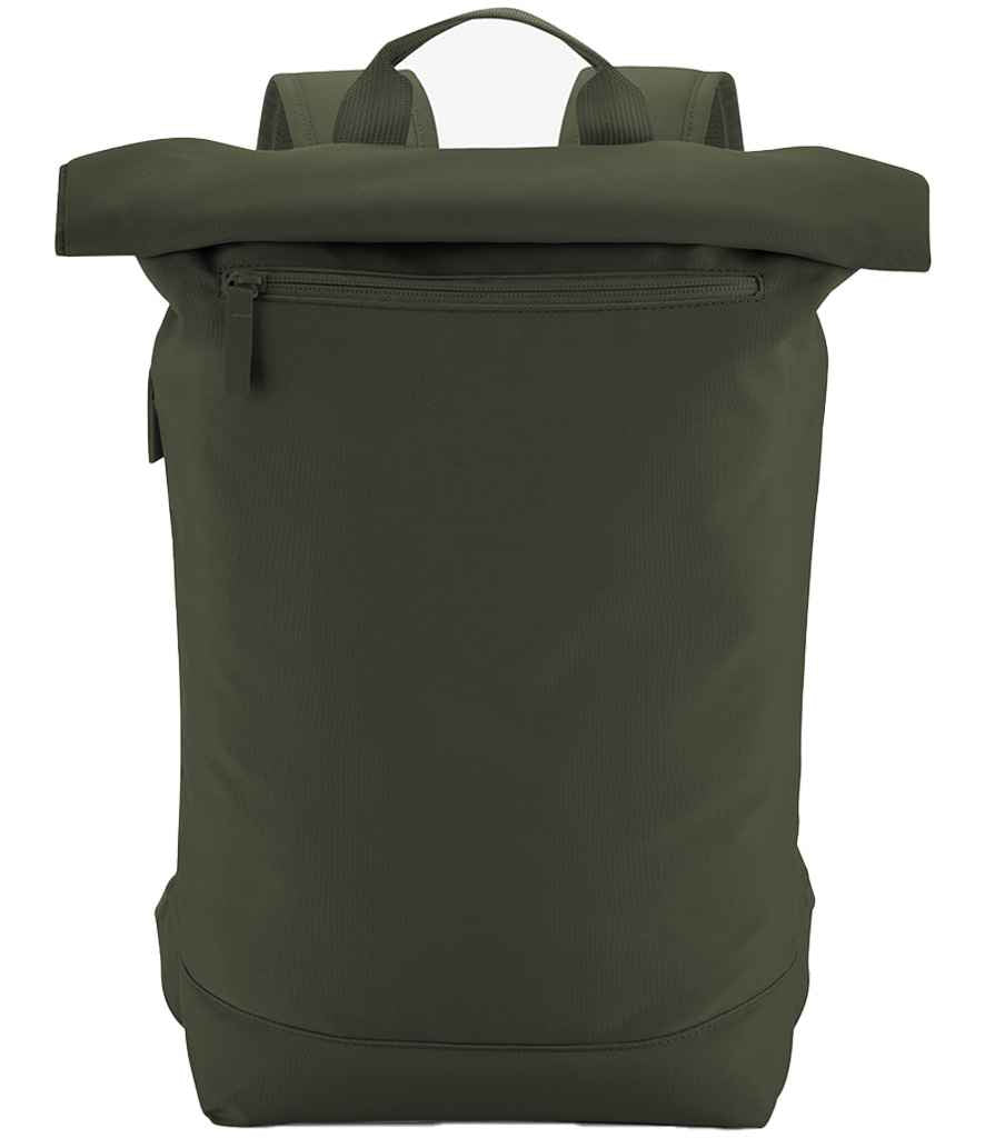 BagBase Simplicity Roll-Top Backpack Lite - Pine Green