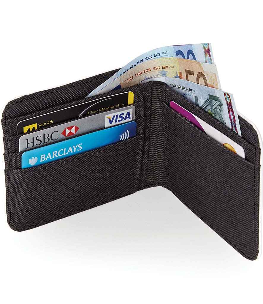 BagBase Sublimation Wallet - Black