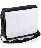 BagBase Sublimation Messenger Bag - Black