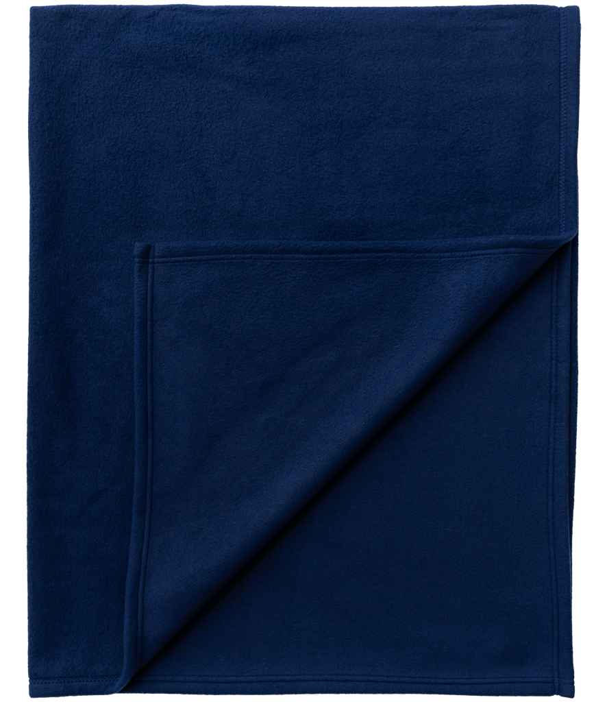 Brand Lab Large Polar Fleece Blanket - Navy