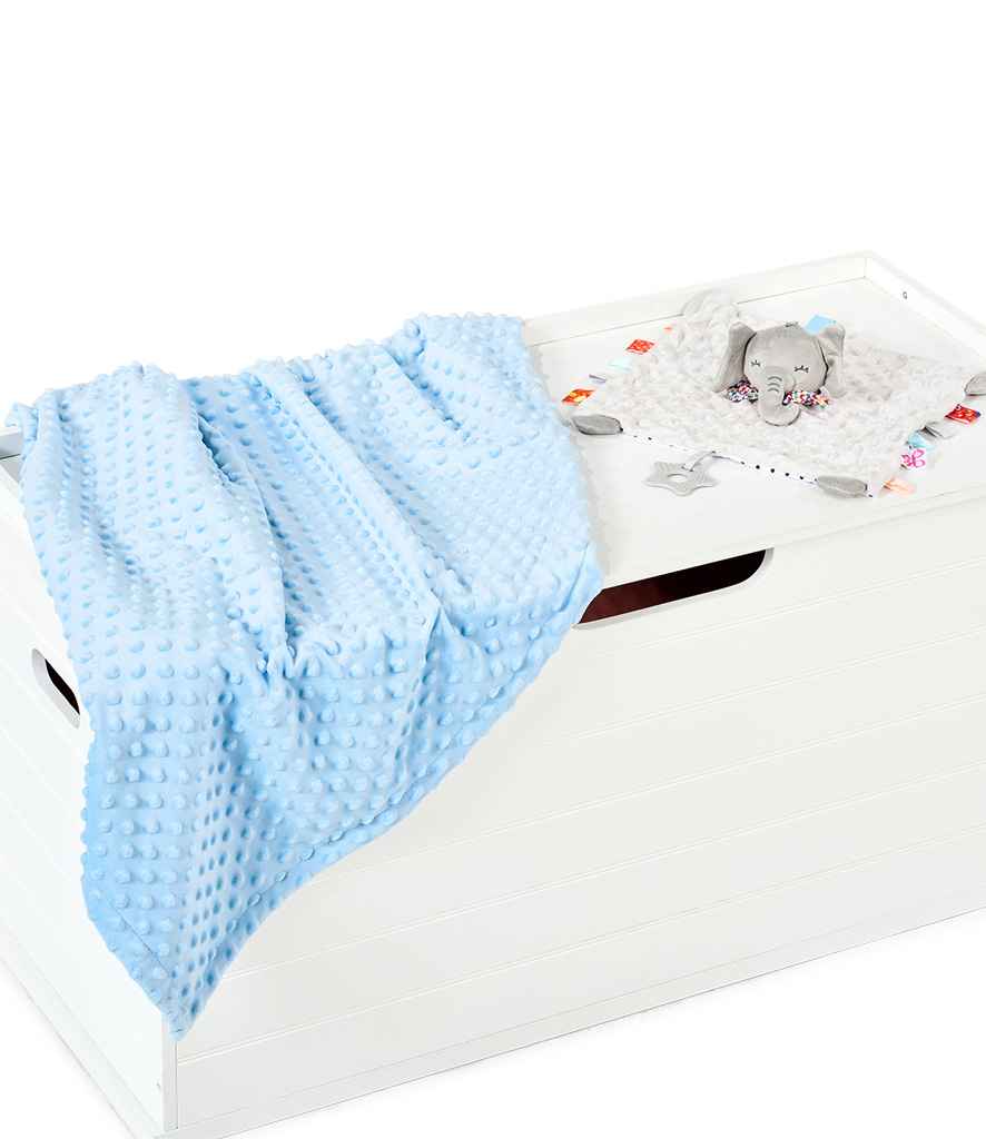 Brand Lab Minky Fleece Blanket - Light Blue