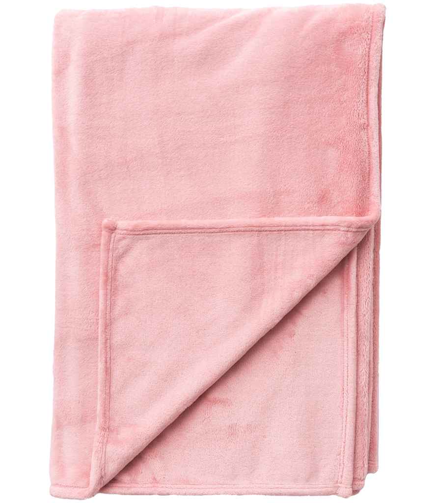 Brand Lab Extra Large Plush Fleece Blanket - Blush Pink