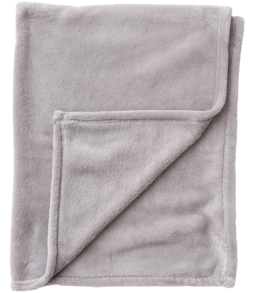 Brand Lab Pet Teddy Fleece Blanket - Silver Grey