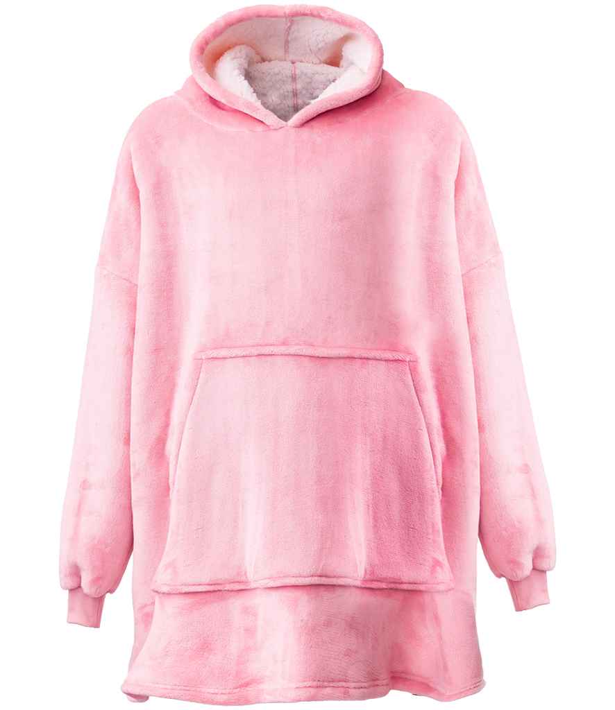 Brand Lab Oversized Hooded Blanket - Blush Pink