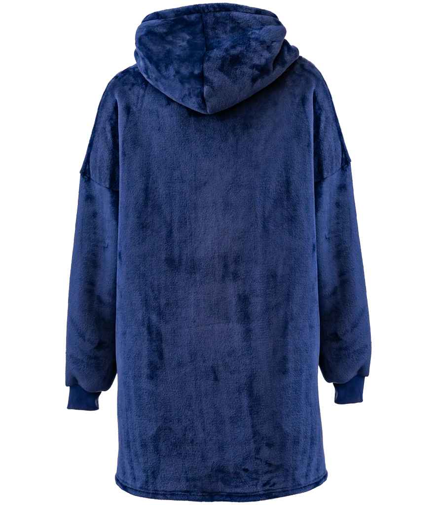 Brand Lab Oversized Hooded Blanket - Navy