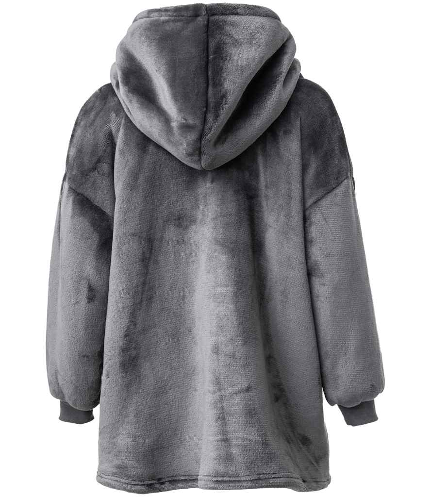 Brand Lab Kids Oversized Hooded Blanket - Charcoal
