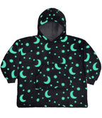 Brand Lab Kids Oversized Hooded Blanket - Grey Glow In The Dark