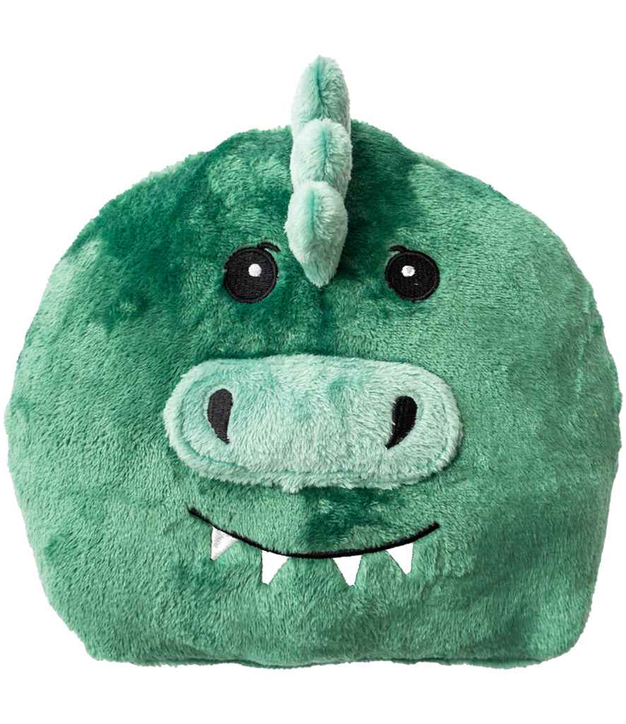 Brand Lab Kids Character Cushion Hooded Blanket - Green Dinosaur
