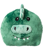 Brand Lab Kids Character Cushion Hooded Blanket - Green Dinosaur