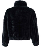 Brand Lab Ladies Fluffy 1/4 Zip Fleece - Black