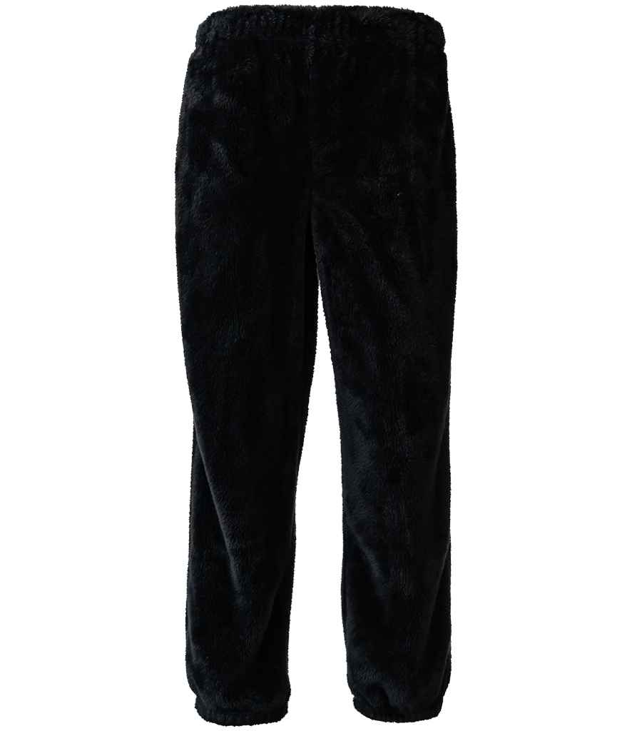 Brand Lab Unisex Fluffy Fleece Joggers - Black