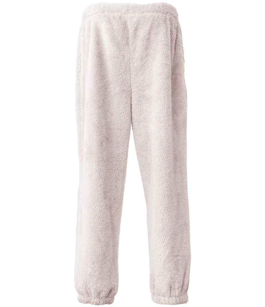 Brand Lab Unisex Fluffy Fleece Joggers - Natural