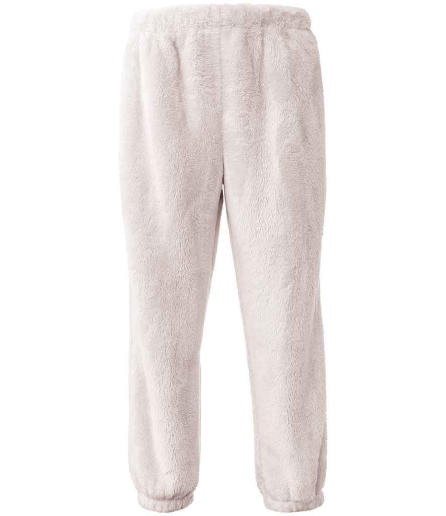 Brand Lab Unisex Fluffy Fleece Joggers - Natural