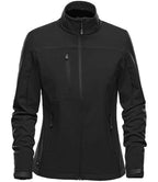 Stormtech Ladies Cascades Soft Shell Jacket - Black/Black