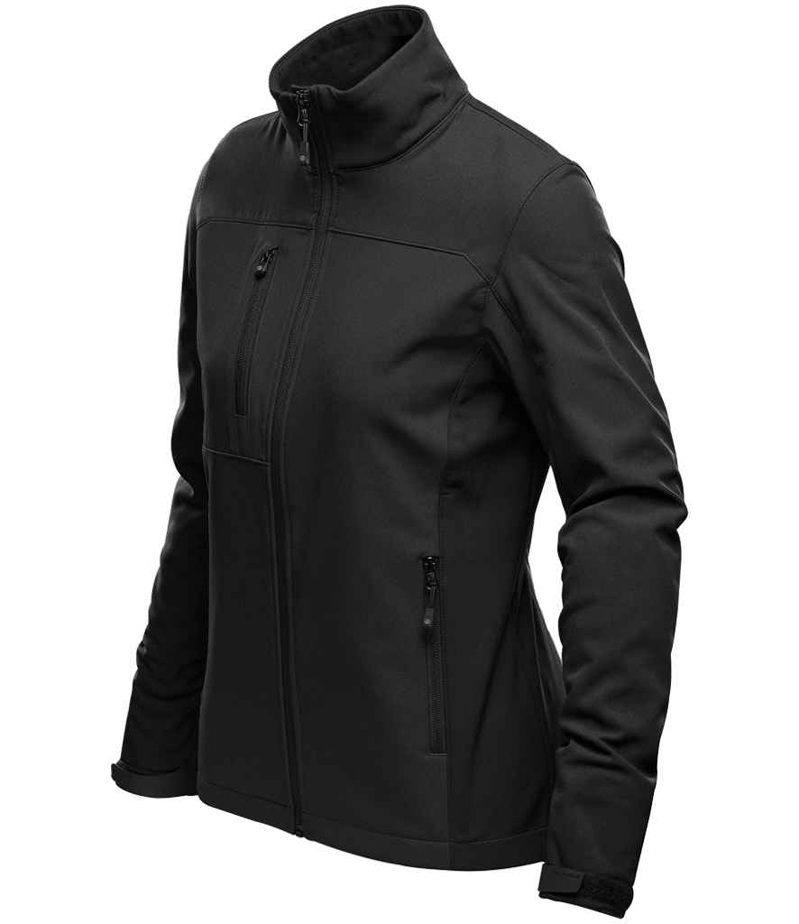 Stormtech Ladies Cascades Soft Shell Jacket - Black/Black