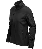 Stormtech Ladies Cascades Soft Shell Jacket - Black/Black