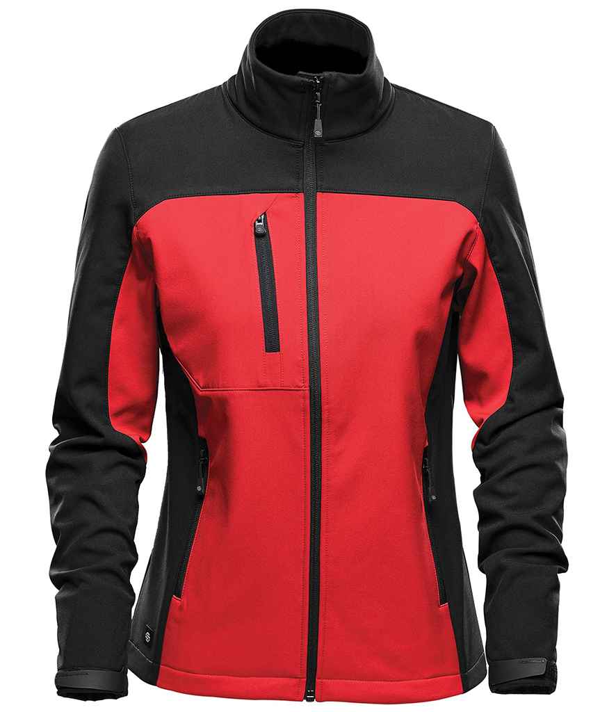 Stormtech Ladies Cascades Soft Shell Jacket - Bright Red/Black