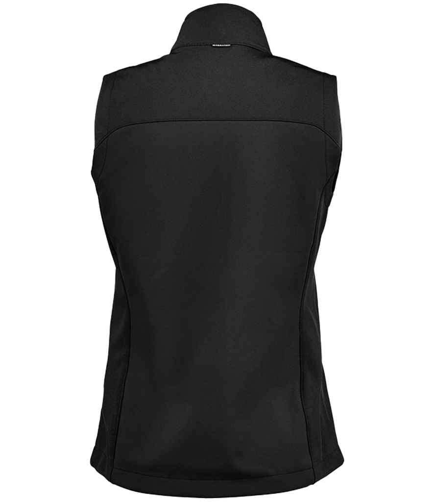 Stormtech Ladies Cascades Soft Shell Bodywarmer - Black/Black