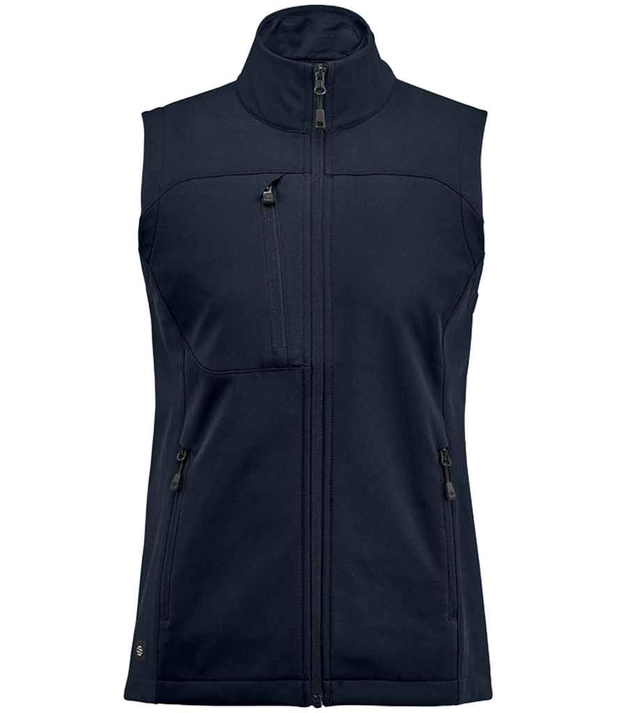 Stormtech Ladies Cascades Soft Shell Bodywarmer - Navy/Navy
