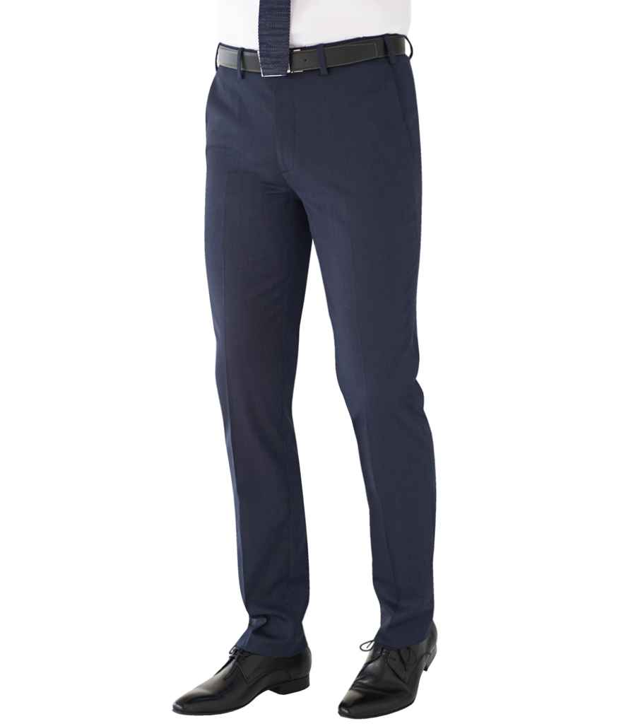 Brook Taverner Eclipse Pegasus Trousers - Navy Pindot