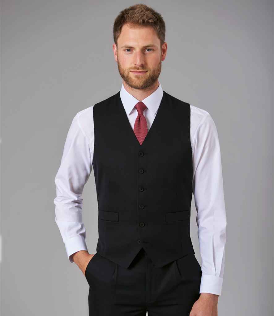 Brook Taverner Concept Gamma Waistcoat - Black