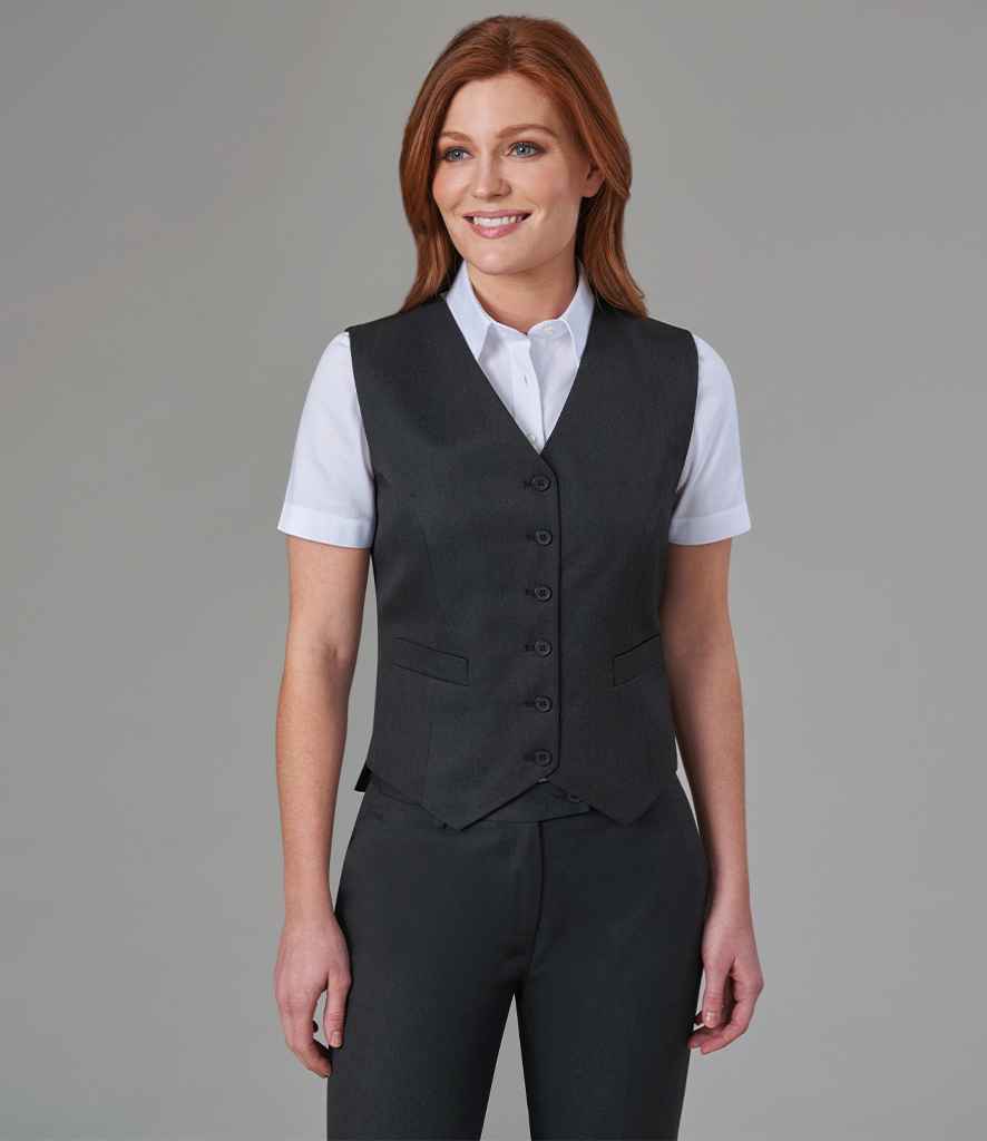 Brook Taverner Ladies Concept Omega Waistcoat - Charcoal