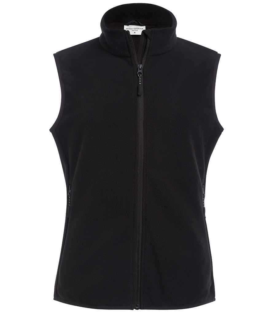 Brook Taverner Ladies Savannah Core Fleece Gilet - Black