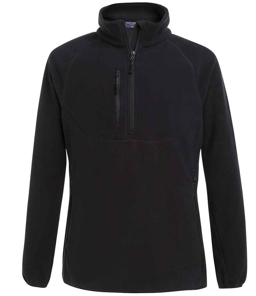 Brook Taverner Ashton Core 1/4 Zip Fleece - Black