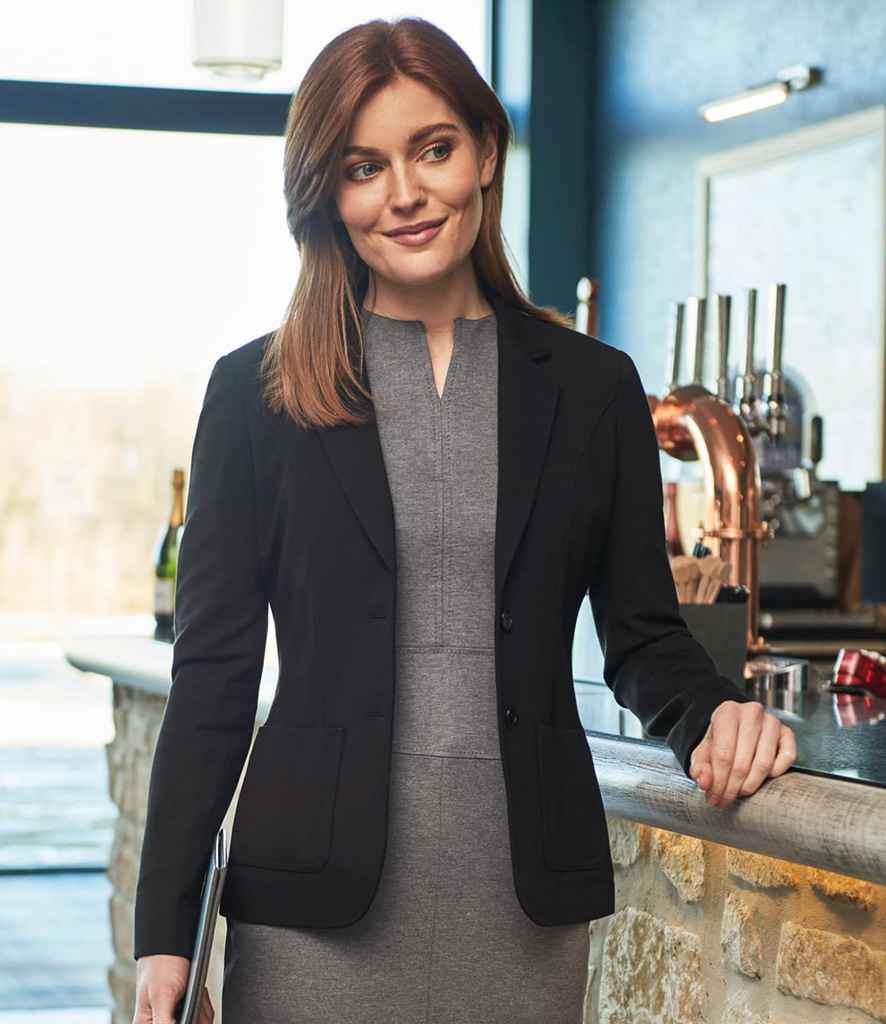 Brook Taverner Ladies Jersey Stretch Libra Jacket - Black