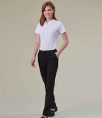 Brook Taverner Ladies Liberty Slim Leg Chino Trousers - Black
