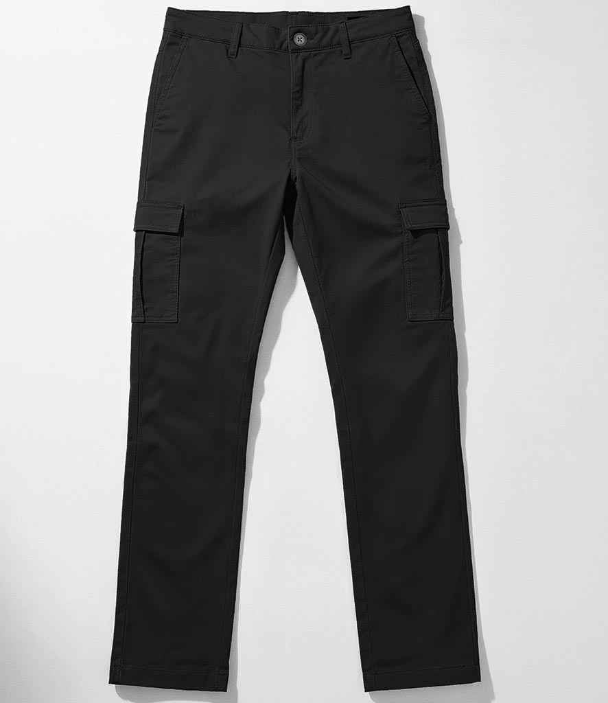Brook Taverner Ladies Carmel Chino Cargo Trousers - Black