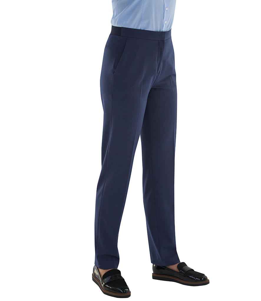 Brook Taverner Ladies Eleanor Tailored Trousers - Denim