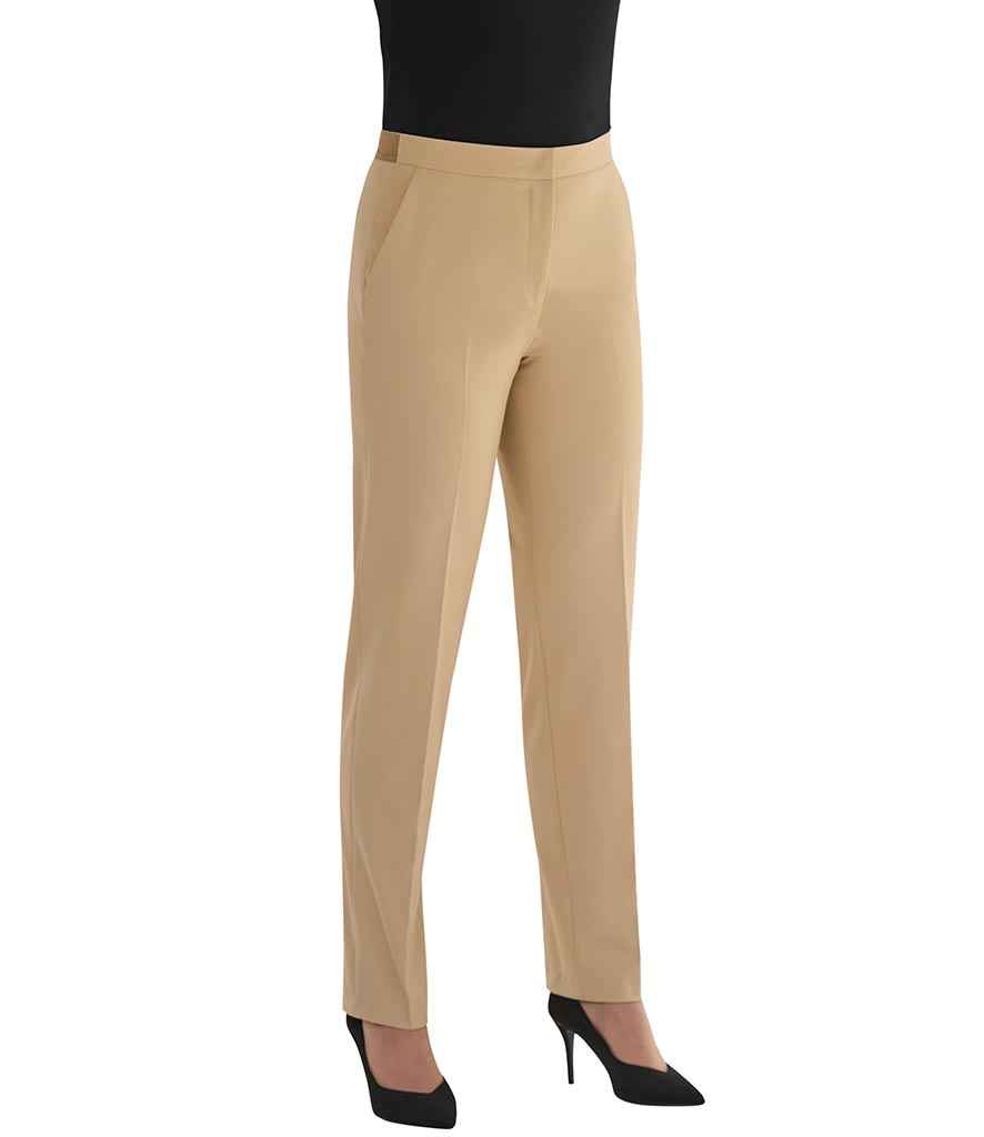 Brook Taverner Ladies Eleanor Tailored Trousers - Sand