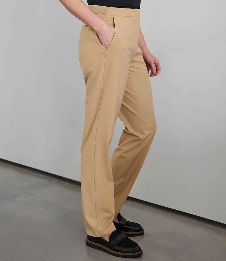Brook Taverner Ladies Eleanor Tailored Trousers - Sand