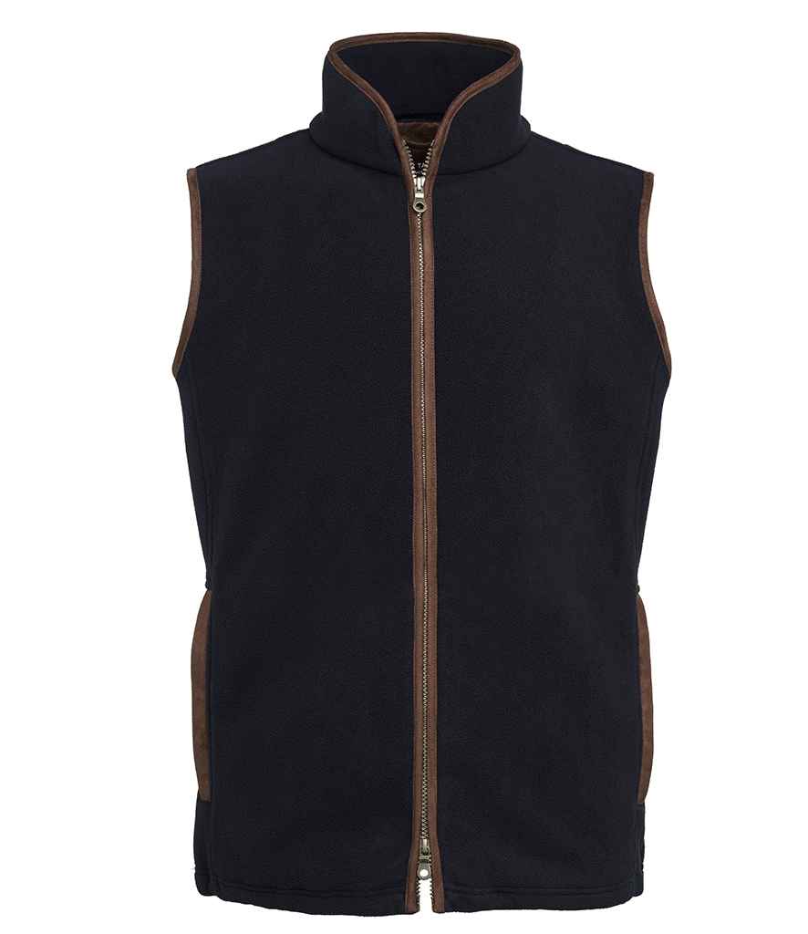 Brook Taverner Unisex Cincinnati Fleece Gilet - Gunmetal