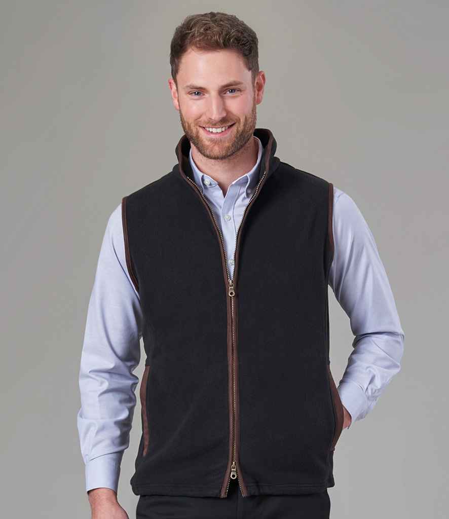 Brook Taverner Unisex Cincinnati Fleece Gilet - Navy