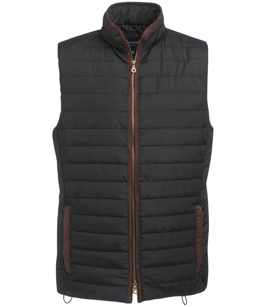 Brook Taverner Tampa Quilted Gilet - Black