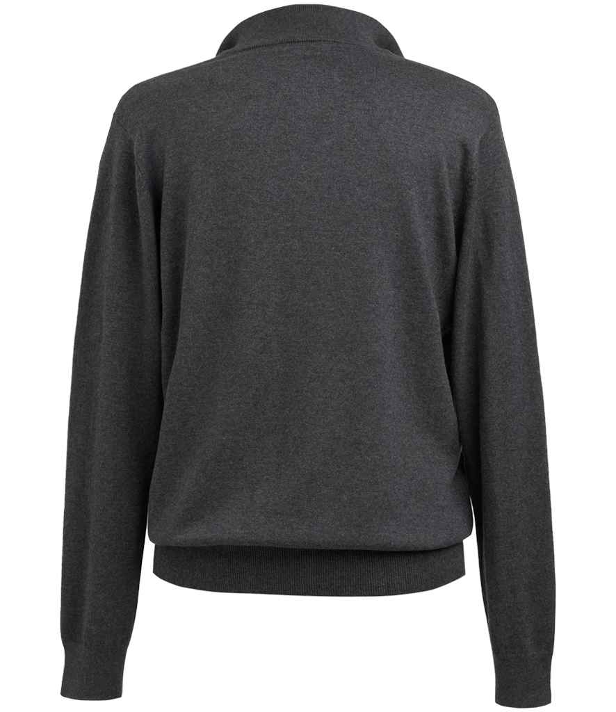 Brook Taverner Copenhagen 1/4 Zip Jumper - Charcoal