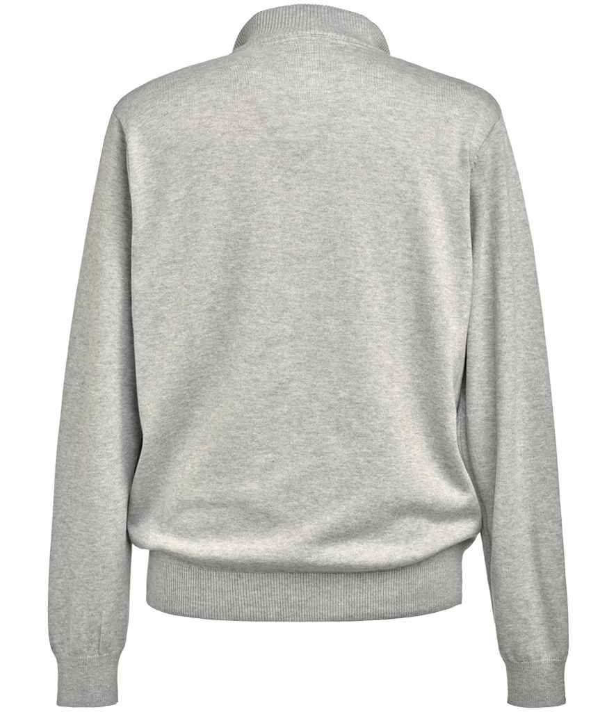 Brook Taverner Dallas 1/4 Zip Jumper - Silver