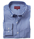 Brook Taverner Montana Gingham Long Sleeve Shirt - Blue