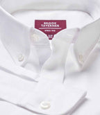 Brook Taverner Whistler Long Sleeve Oxford Shirt - White