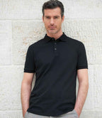Brook Taverner Hampton Premium Cotton Polo Shirt - Black