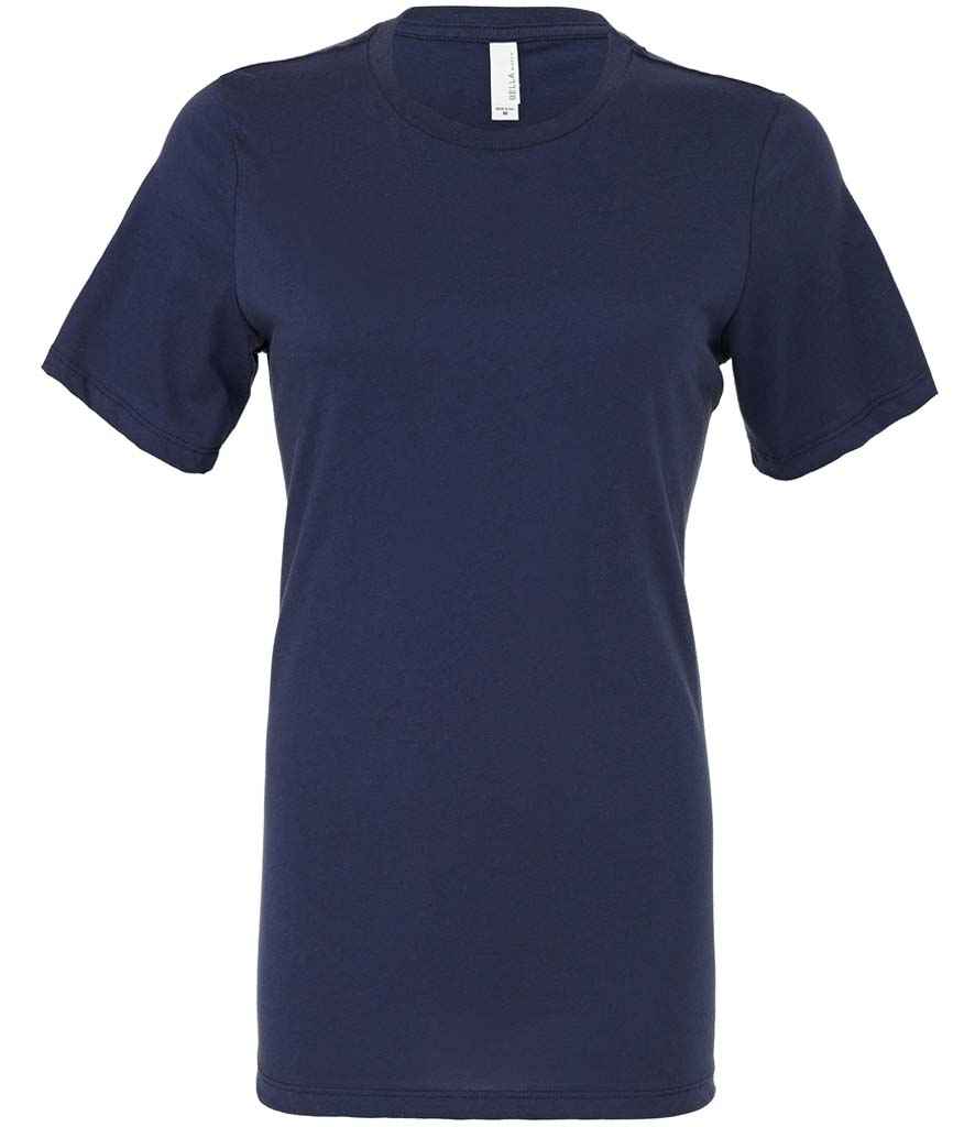 Bella Ladies Relaxed Jersey T-Shirt - Navy