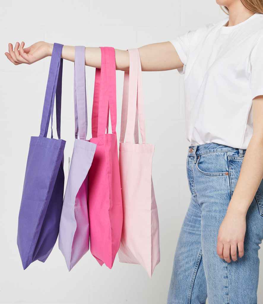 Brand Lab Cotton Long Handle Shopper - Purple