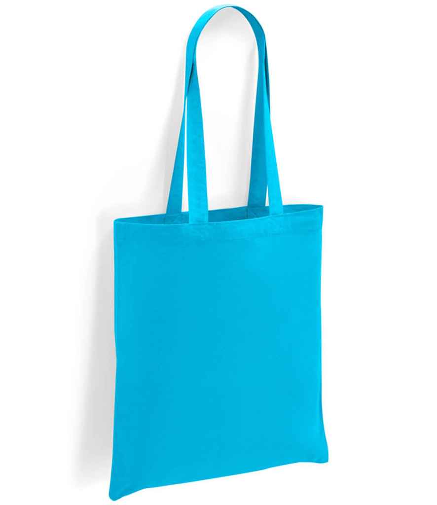 Brand Lab Cotton Long Handle Shopper - Turquoise Blue
