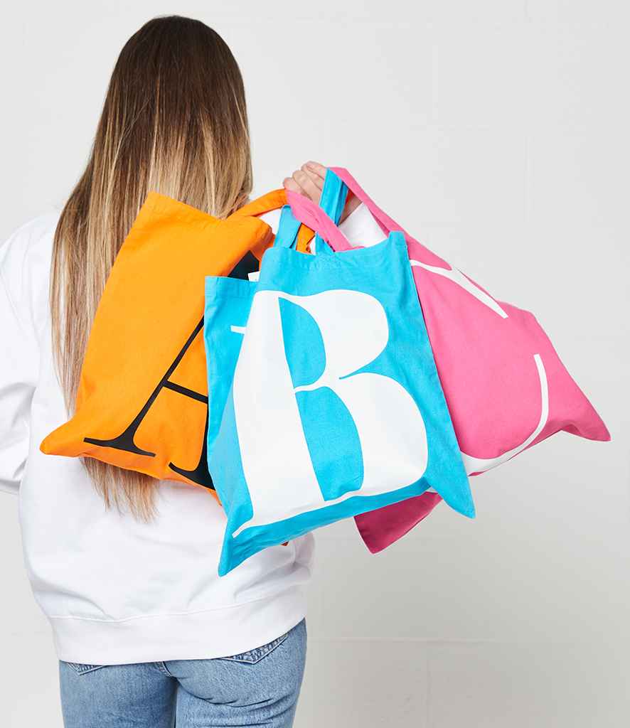 Brand Lab Cotton Short Handle Shopper - Orange