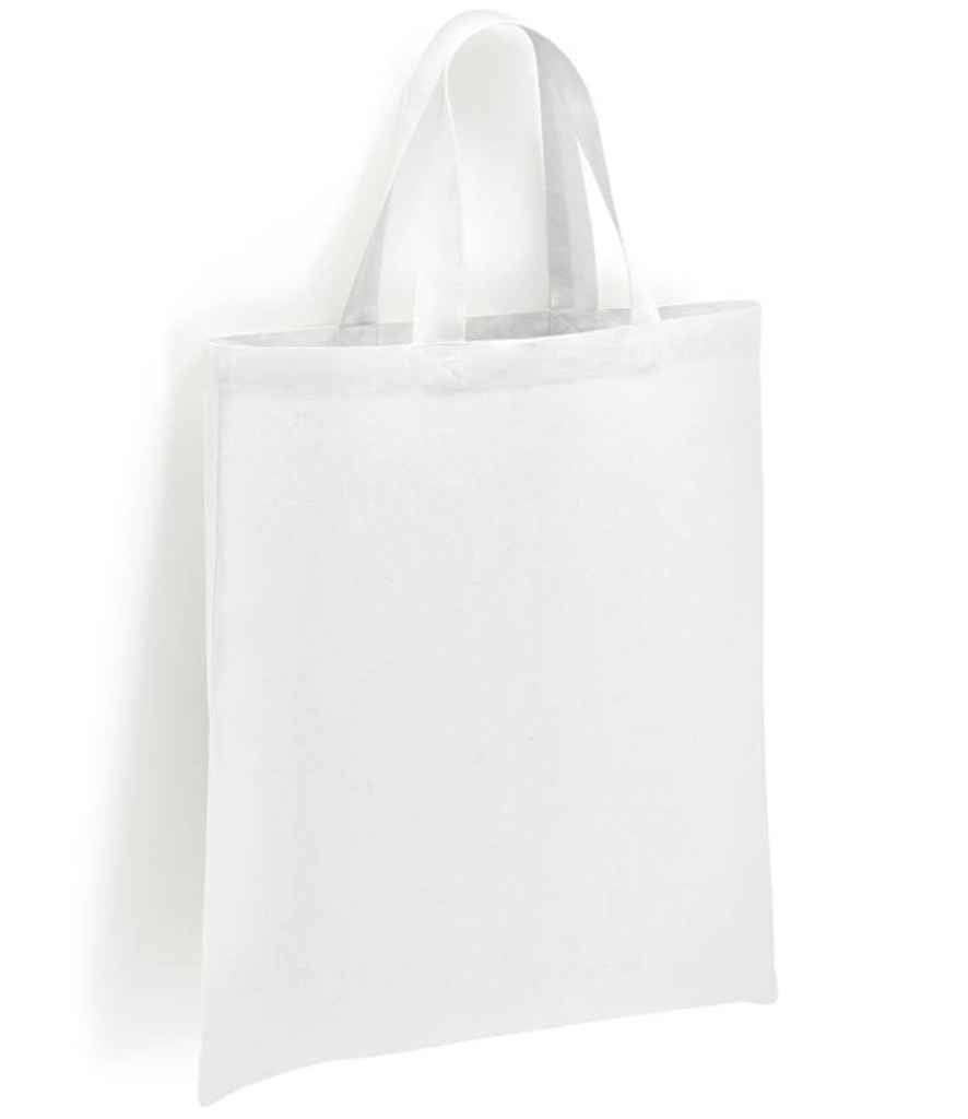 Brand Lab Cotton Short Handle Shopper - White