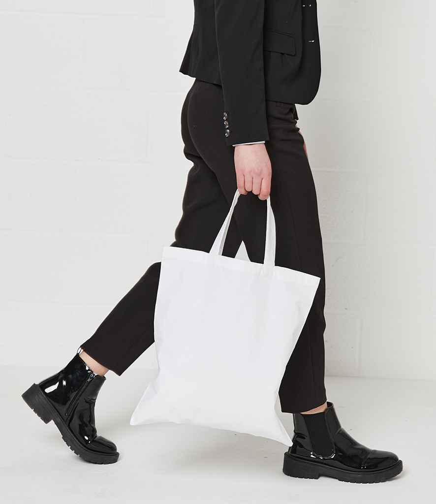 Brand Lab Cotton Short Handle Shopper - White