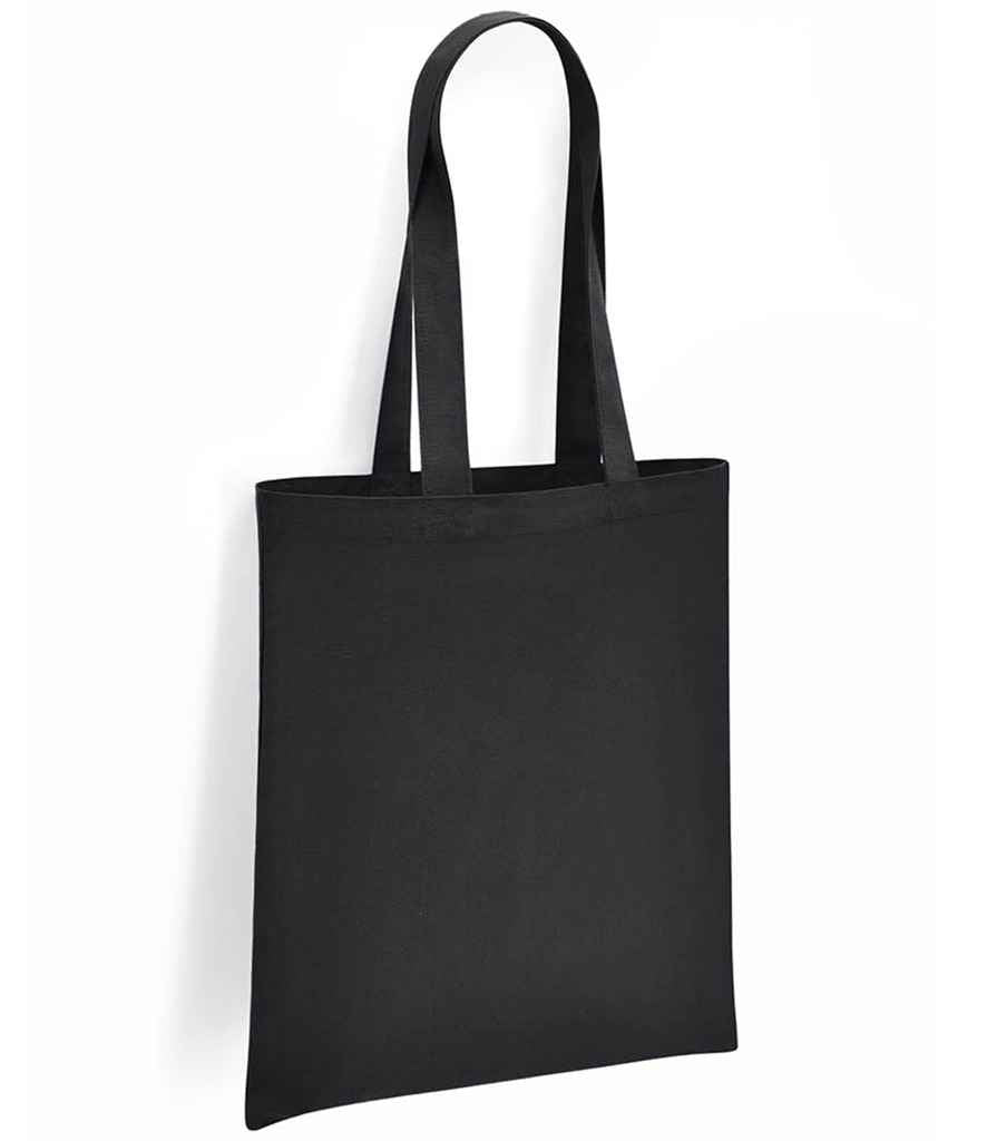 Brand Lab Organic Cotton Long Handle Shopper - Black