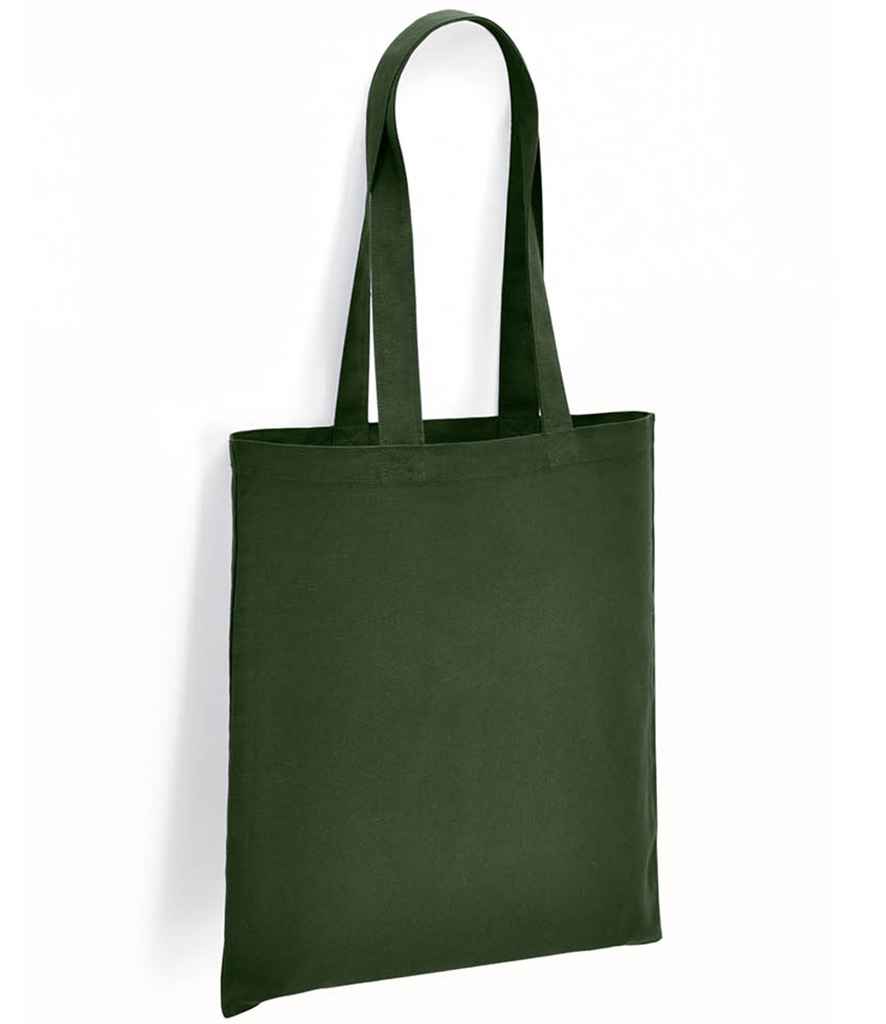 Brand Lab Organic Cotton Long Handle Shopper - Forest Green